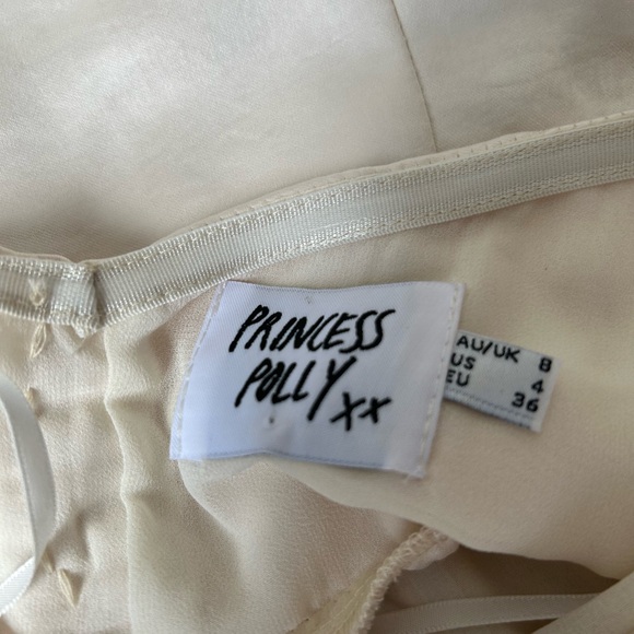 Princess Polly Cream Mini Dress - Picture 3 of 5